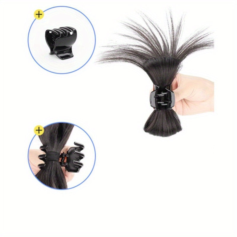 1Pcsclaw Comb Inspired by Y2K Women - High Ponytail Extension, Large Volume, Suitable for All Occasions